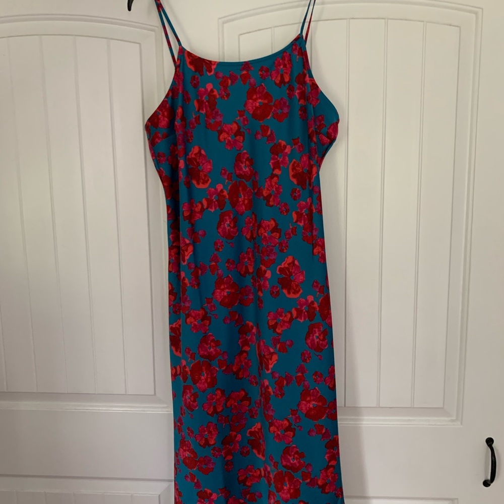 NWOT silky slip dress